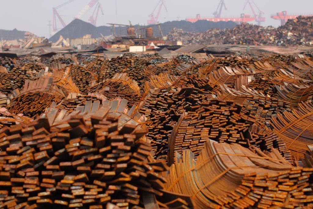 After around 12 weeks there is little left other than small steel strips