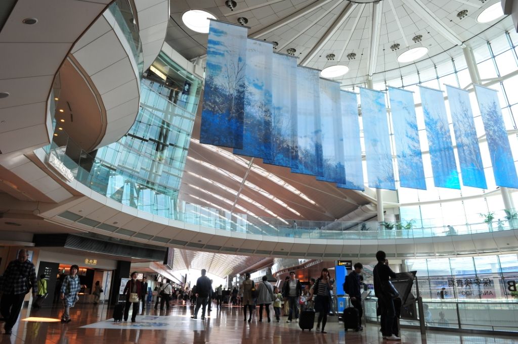 Inside view of Haneda Airport Terminal 2