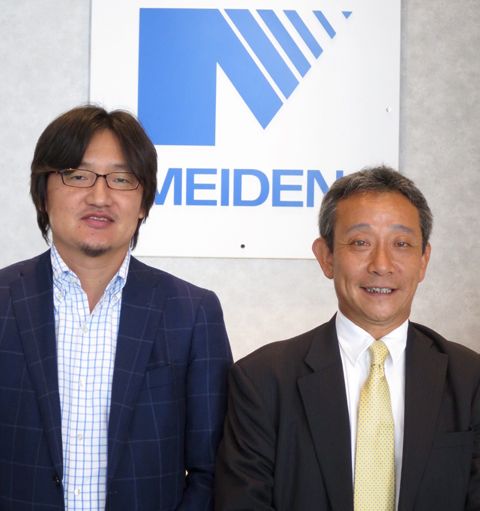 Japan - Hiroaki Wakui, Managing Director of Meiden Asia Pte Ltd and Ko Yamamoto, Managing Director of Meiden Singapore Pte Ltd