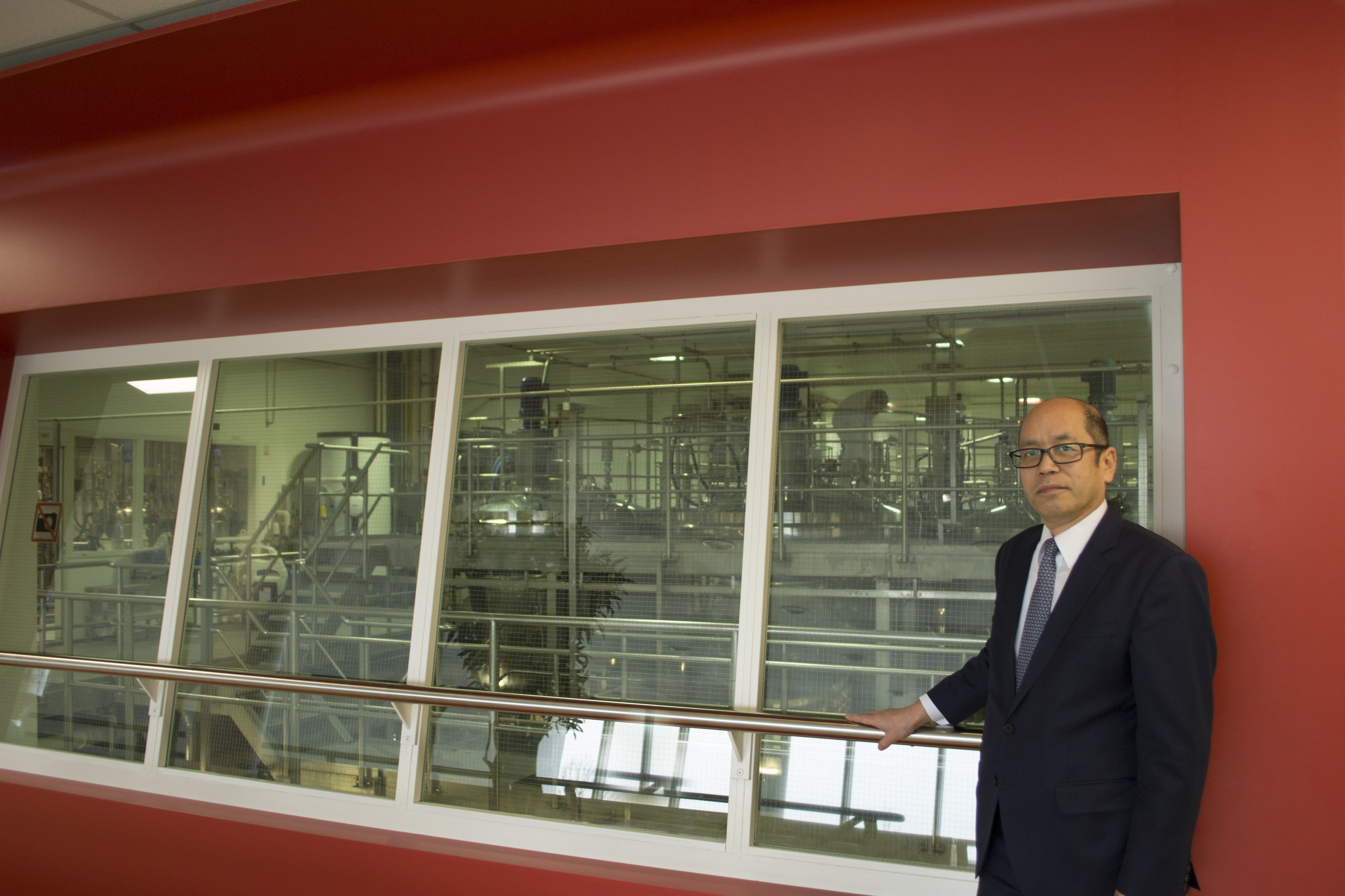 Japan - Hiroaki Wakui, Managing Director of Meiden Asia Pte Ltd and Ko Yamamoto, Managing Director of Meiden Singapore Pte Ltd