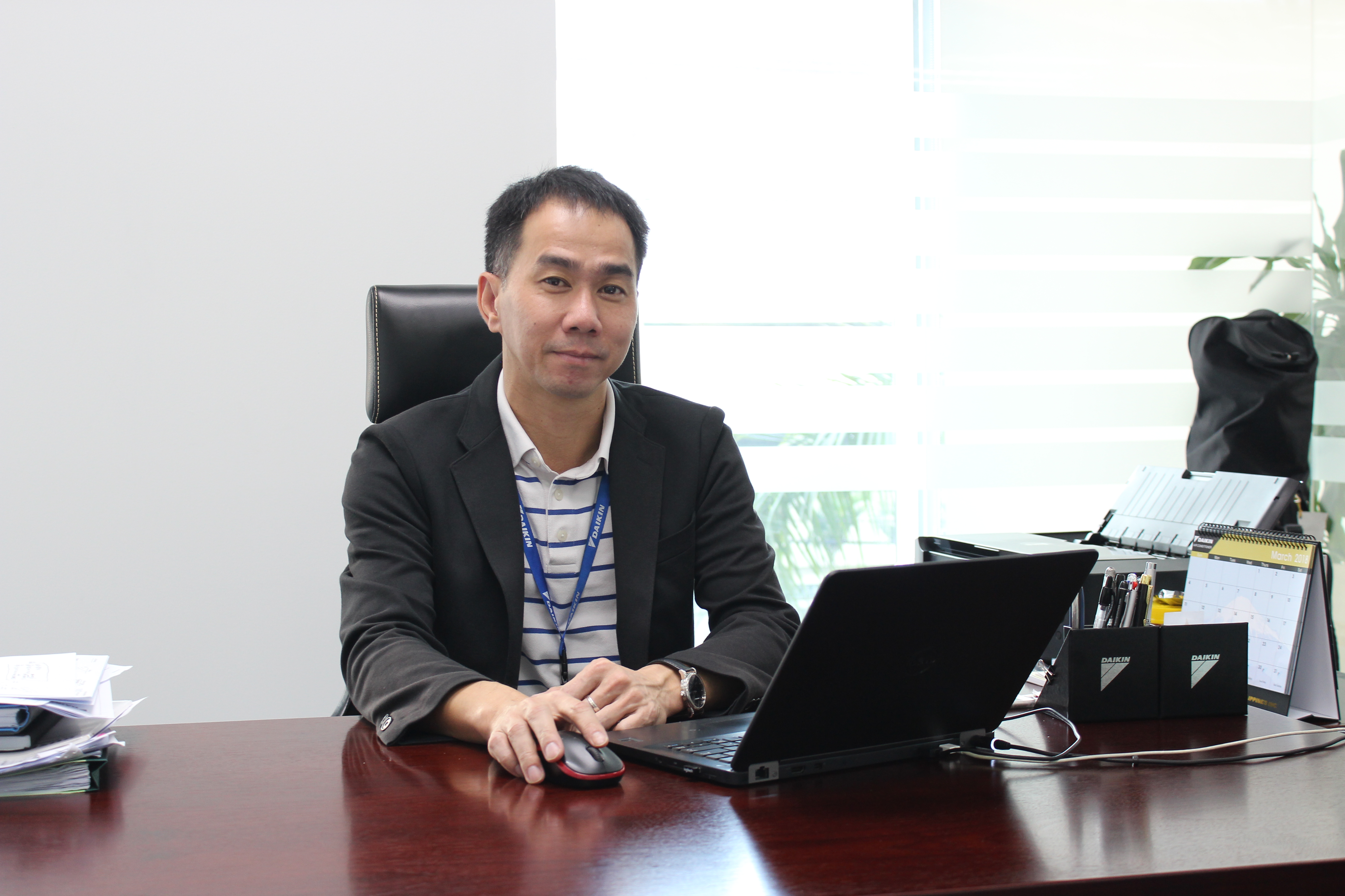 Japan - Hiroaki Wakui, Managing Director of Meiden Asia Pte Ltd and Ko Yamamoto, Managing Director of Meiden Singapore Pte Ltd