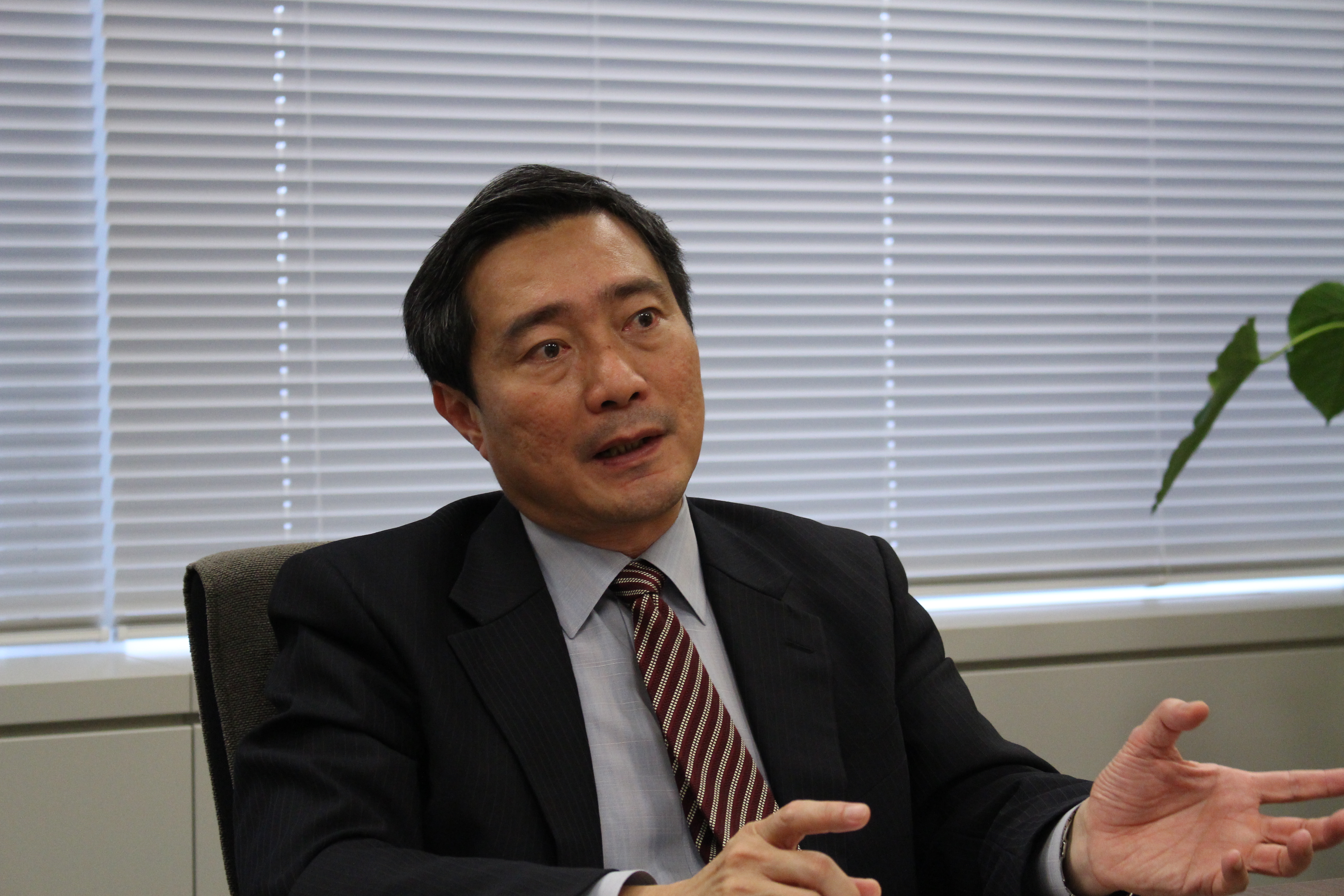 Japan - Hiroaki Wakui, Managing Director of Meiden Asia Pte Ltd and Ko Yamamoto, Managing Director of Meiden Singapore Pte Ltd